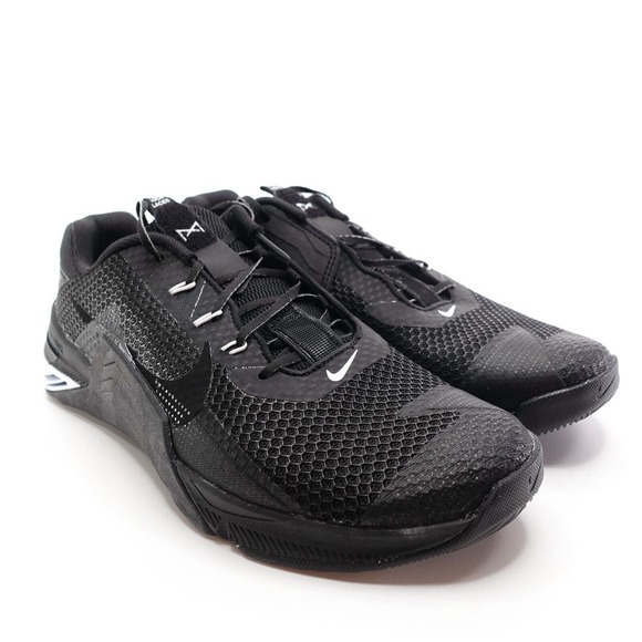 Nike Metcon 7 NBY Triple Black Silver Training Gym Shoes Mens Size 10 DJ7031 991 main image 10